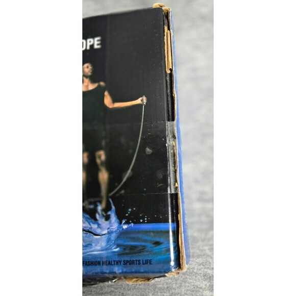 Wwelson Speed Jump Rope 360 Degree Spin Skipping Rope Adjustable Length Black - Picture 6 of 7